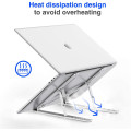 Support d&#39;ordinateur ergonomique en aluminium pour ordinateur portable support d&#39;ordinateur portable réglable pour table de bureau